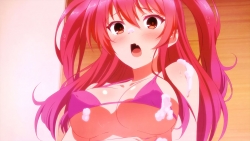 a 335432 bathing bikini cleavage erect_nipples rakudai_kishi_no_cavalry stella_vermillion swimsuits underboob