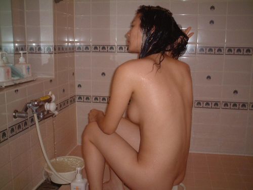 お風呂で髪の毛を洗う女の子を盗撮した洗髪エロ画像 43枚 No.4