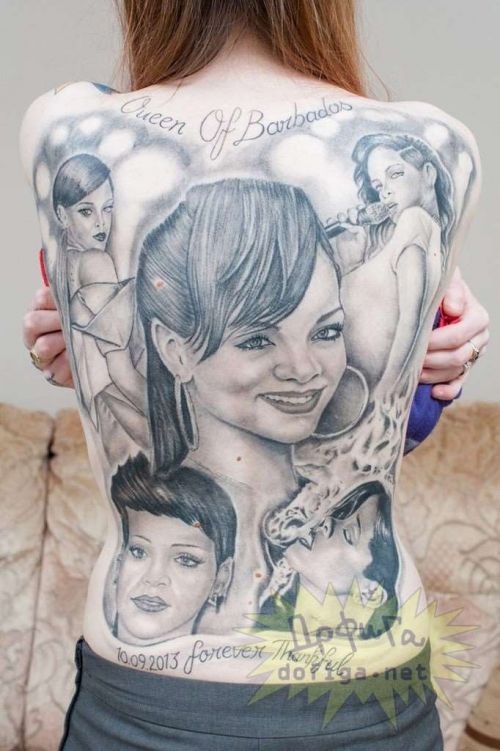 背中に刺青・タトゥーを大胆に入れちゃう外国人美女達のエロ画像 45枚 No.30