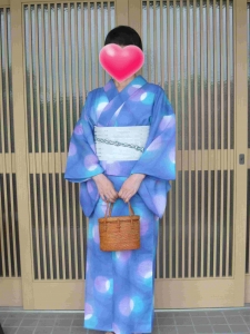 藤井絞の浴衣