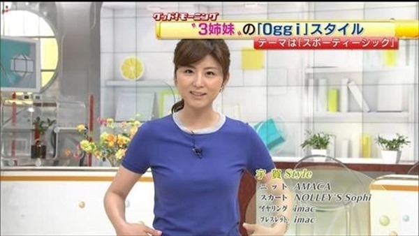 テレビ朝日の女子アナ宇賀なつみのアイドル顔負けの可愛いルックステレビキャプ画像3