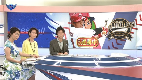 NHK杉浦友紀アナの大きい着衣横乳エロ画像4