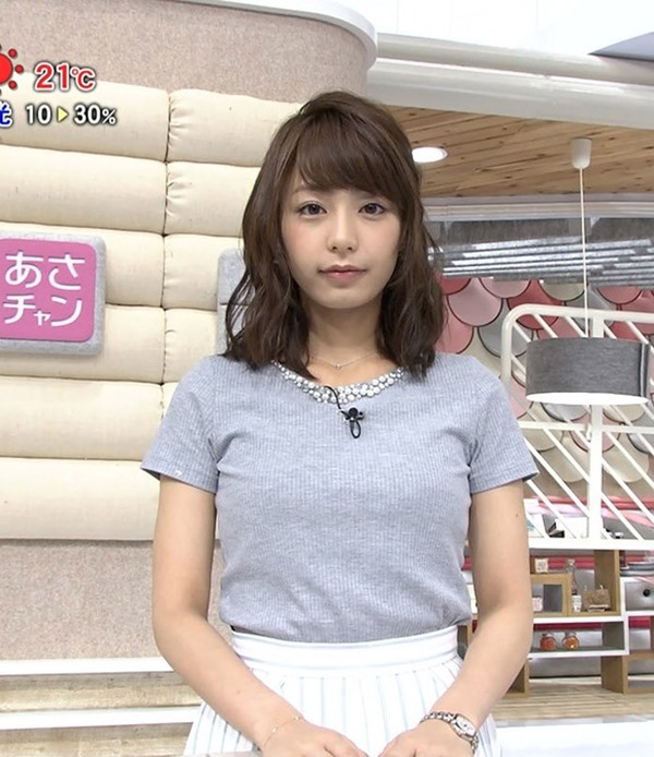 TBS宇垣美里アナの巨乳エロ画像2