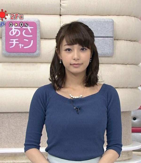TBS宇垣美里アナの巨乳エロ画像9